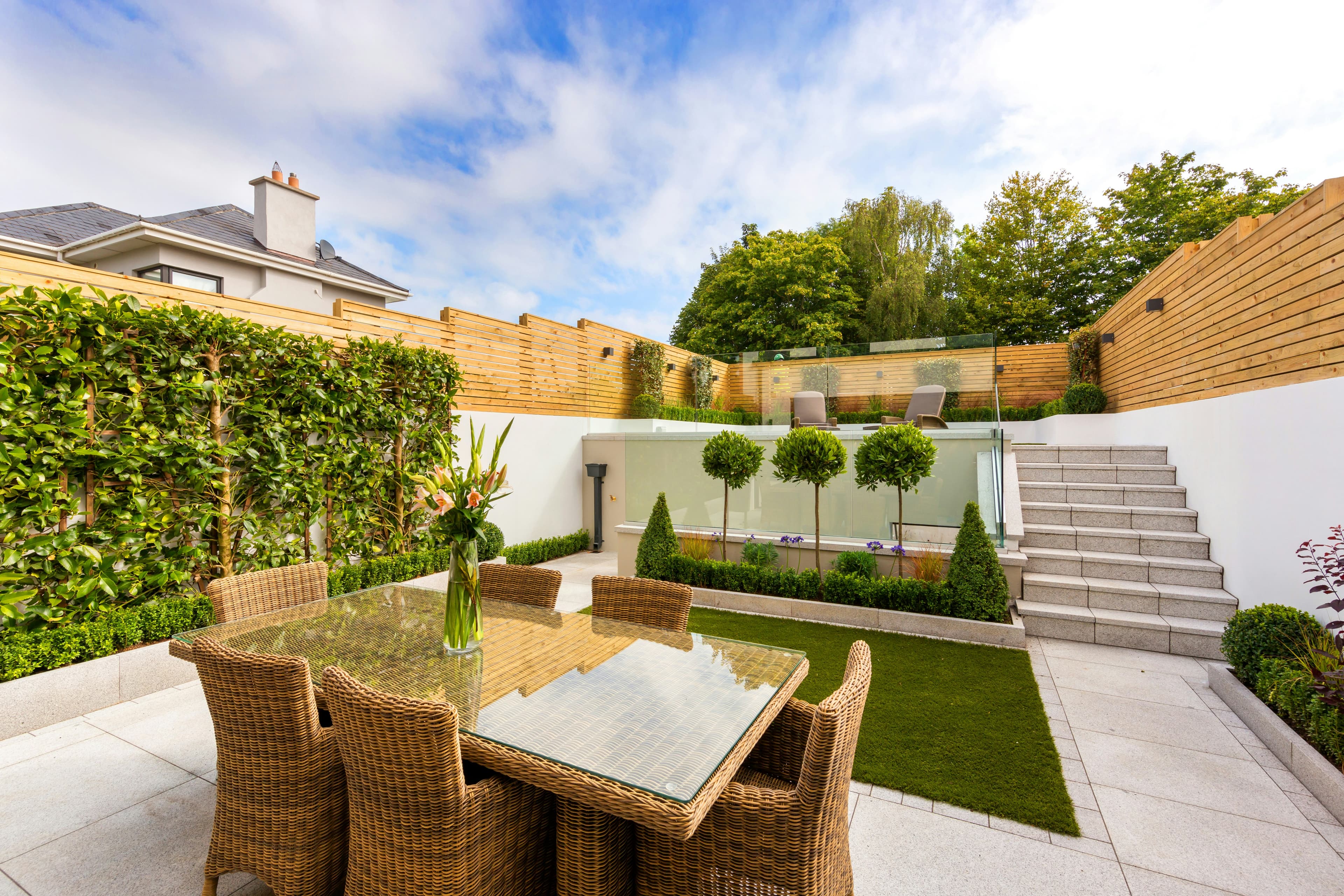 Pose d'une terrasse